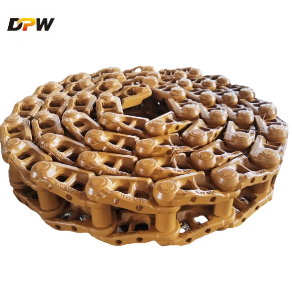 KOMATSU track chain(KM3807/45;20Y-32-K1170;E40600A0Y00045)PC200-5/TJ608B/R210-3track link assembly/idler and track links/track link suppliers-DPW-track parts-track link assembly factory china