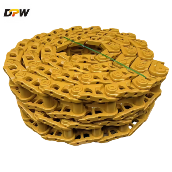 D155 track link chain ass'y(P/N:KM2661/41;175-32-00411) for KOMATSU dozer caonstruction machine -heavy duty bulldozer undercarriage part supplier. 