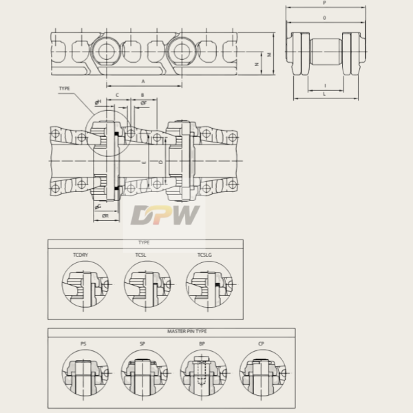 dh300 -link drawing 