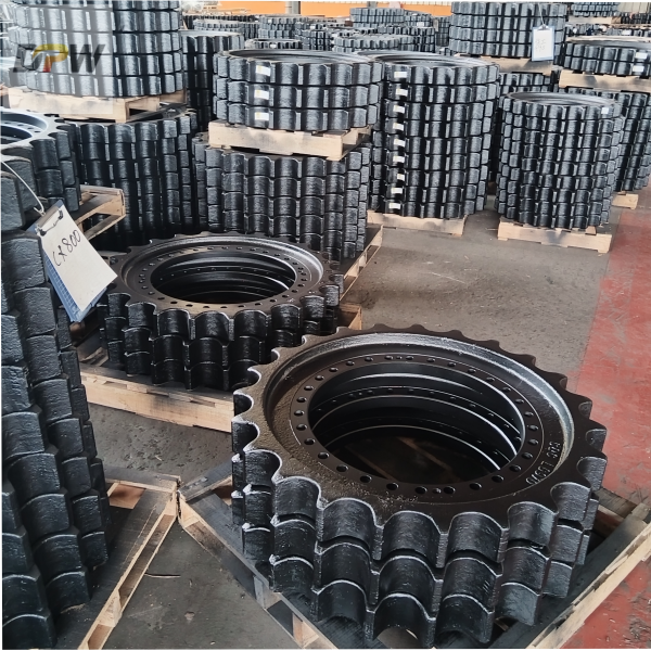LIUGONG LG970/975 drive sprocket(46A0185)OEM quality manufacture in Quanzhou-CLG heavy duty excavator undercarriage parts factory direct. 