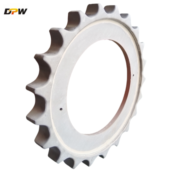 Excavator crawler undercarriage part manufacture-China drive sprocket factory,specialize customize sprocket gear for steel undercarriage. 