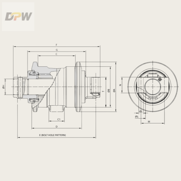 ex1800 track roller assy