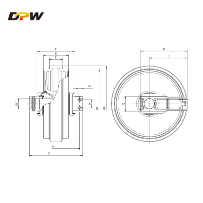 idler drawing