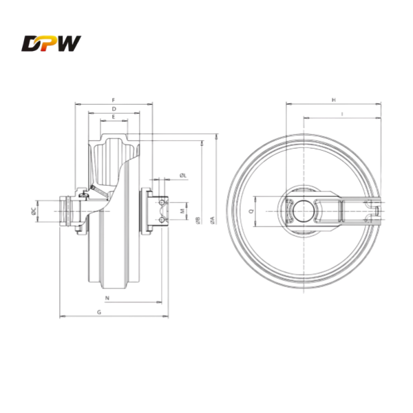 DPW-FORGING IDLER