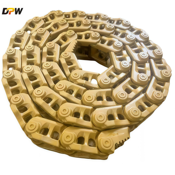 D155 track link chain ass'y(P/N:KM2661/41;175-32-00411) for KOMATSU dozer caonstruction machine -heavy duty bulldozer undercarriage part supplier. 