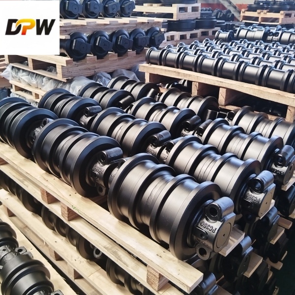 NEW KOMATSU PC350-DF track roller ass'y(2073000521;207-70-32140)Custom Tracked Chassis and Chassis Components Manufacturing Factory/track roller manufactures in china. 