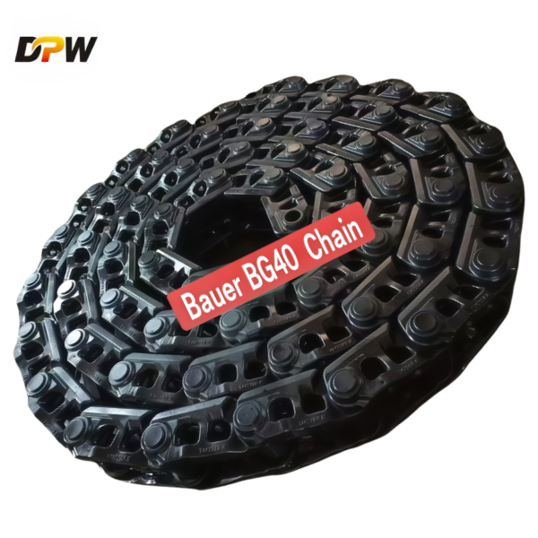 BAUER BG40 Drilling Rig Track Link chain Assembly 59L Heavy-Duty Undercarriage part manufacture in China,high quality track link supplier. 