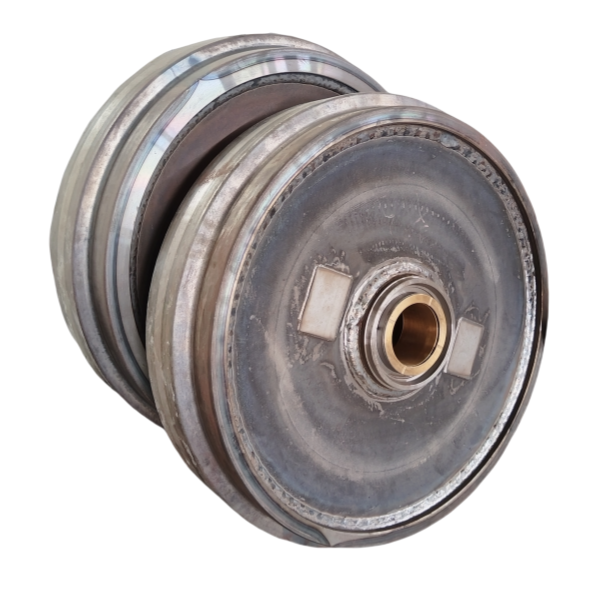 KOBELCO excavator SK460 (LS52D00002F1,72219137) front idler GP/excavator idlers factory/forging idler manufacture/OEM quality spare parts/heavy duty excavator undercarriage supply 