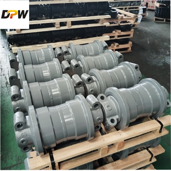New Fashion Design for High Strength Undercarriage Parts for Excavator PC400/450 Komatsu Track Bottom Roller Assembly(KM1743) Excavator Rollers 