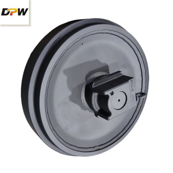 DAEWOO-SOLAR 220LC Forging Front Idler Assembly/China fabricated guide wheel factory direct supply-high quality undercarriage parts