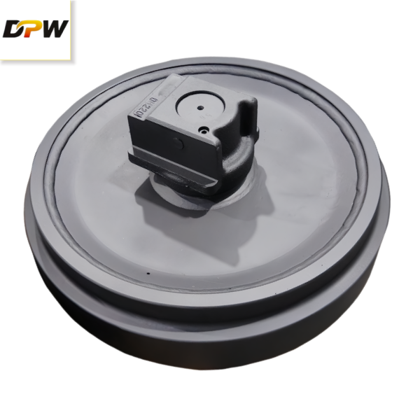 DAEWOO-SOLAR 220LC Forging Front Idler Assembly/China fabricated guide wheel factory direct supply-high quality undercarriage parts 