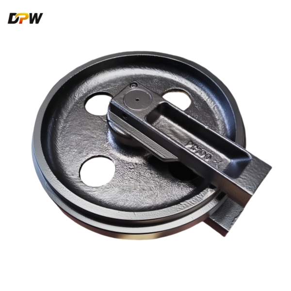 PC100 Forging Front Idler Ass'y for Komatsu excavator undercarriage parts-China sapre part manufacture 