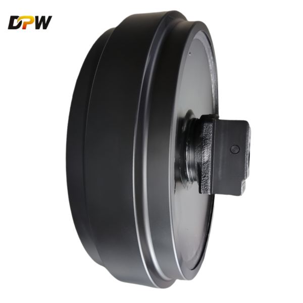 DAEWOO-SOLAR 220LC Forging Front Idler Assembly/China fabricated guide wheel factory direct supply-high quality undercarriage parts 