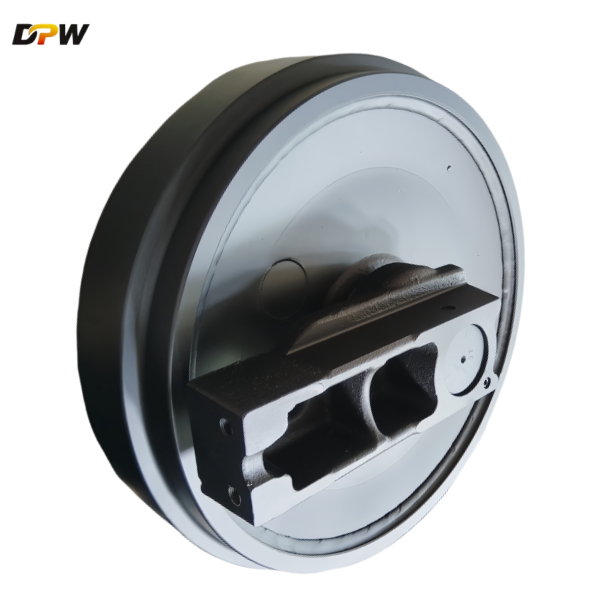 VOLVO-EC380 Forged Guide Wheel/Front Idler Assembly/1081-03910/Alloy Forging Profile-The preferred accessories for mining crawler chassis 