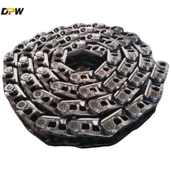 Komatsu PC400-6 P/N208-32-00301 Track Link Chain Group/49L-228.6-Pitch specialized for Mining construction excavator undercarriage parts 