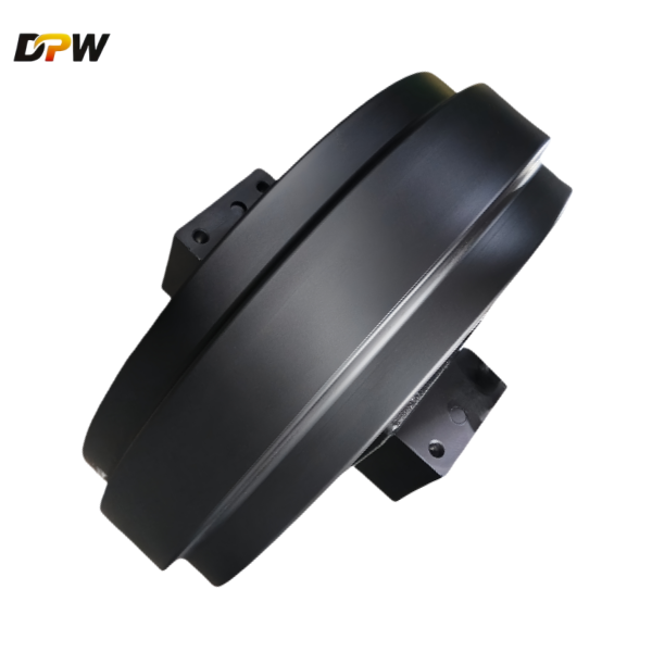 CX210/SH200 Forged Guide Wheel Assembly/forging steel excavator undercarriage spare parts-made by DPW Machinery Parts 