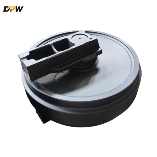 VOLVO-EC380 Forged Guide Wheel/Front Idler Assembly/1081-03910/Alloy Forging Profile-The preferred accessories for mining crawler chassis 