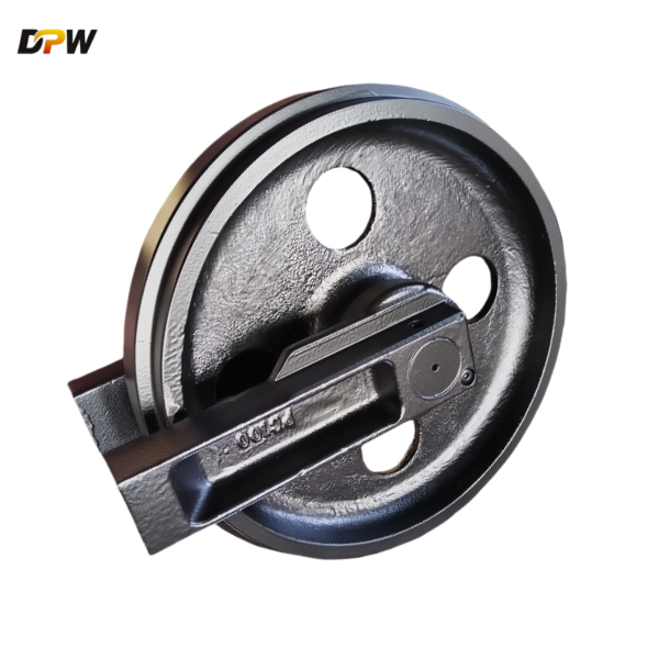PC100 Forging Front Idler Ass'y for Komatsu excavator undercarriage parts-China sapre part manufacture 