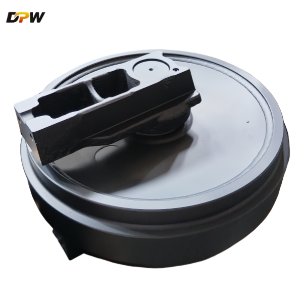 VOLVO-EC380 Forged Guide Wheel/Front Idler Assembly/1081-03910/Alloy Forging Profile-The preferred accessories for mining crawler chassis 