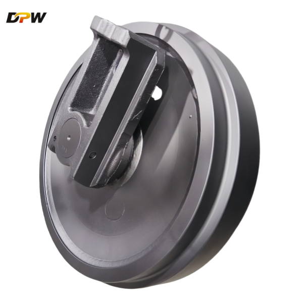 SANY-SY485 Forged Front Idler Assembly for heavy-duty construction equipment undercarriage parts/Forged idler factory/manufactures/supplier. 