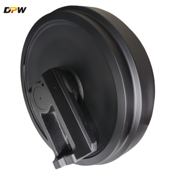 SANY-SY485 Forged Front Idler Assembly for heavy-duty construction equipment undercarriage parts/Forged idler factory/manufactures/supplier. 