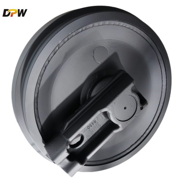 HYUNDAI-R450/R485 Forged Idler Wheel Group/Heavy-Duty construction machinery undercarriage parts/source undercarriages factory DPW Machinery Parts offere directly 