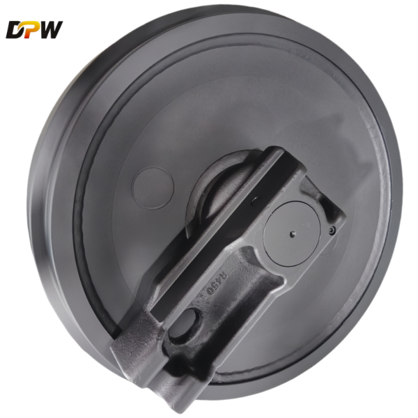 HYUNDAI-R450/R485 Forged Idler Wheel Group/Heavy-Duty construction machinery undercarriage parts/source undercarriages factory DPW Machinery Parts offere directly 