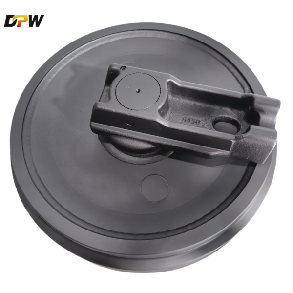 HYUNDAI-R450/R485 Forged Idler Wheel Group/Heavy-Duty construction machinery undercarriage parts/source undercarriages factory DPW Machinery Parts offere directly 
