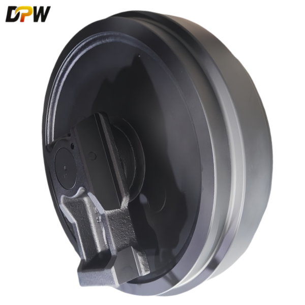Fabricated Front Idler Assembly/Forged Idler Group manufacture Supply OEM quality Kobelco SK520 Front Idlers  