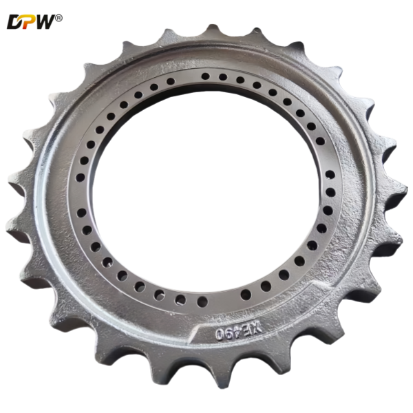 XCMG-XE490/XE500DK Final Drive Sprocket rim Assembly/414101803/OEM quality undercarriage components source manufacture-DPW PARTS 