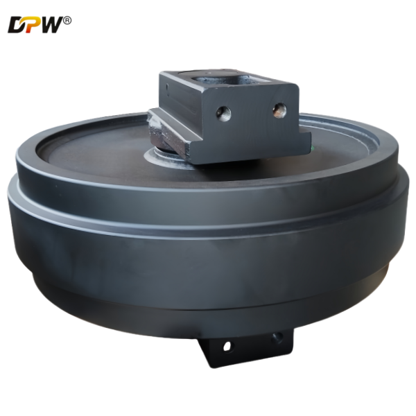 Komatsu/21M-30-00301/PC650-8 Fabricated Guide Wheel/Forged Idler Assembly/Heavy duty Mining and Construction Equipment parts manufacture-DPW PART 