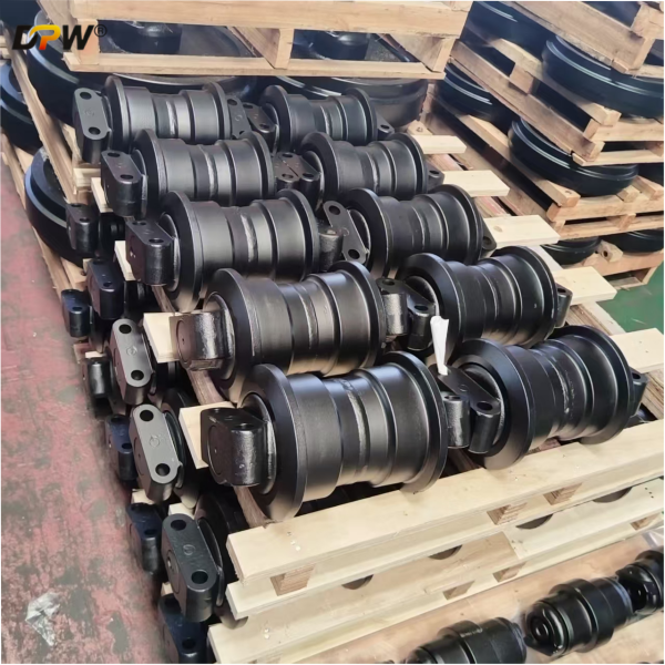 Komatsu-BR200-1/PC200/BP500-3 Track Roller Assy/OEM quality undercarriage components manufacture and supplier 