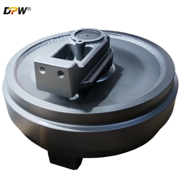 Komatsu/KM1973/PC400/PC450 Fabricated Front Idler Assembly/Idler Forging manufacture and Original factory 