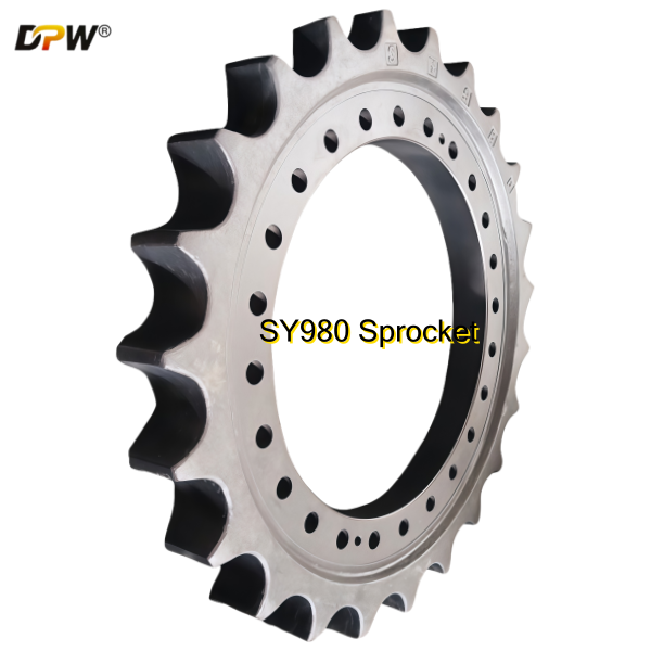 SANY SY980 Track Final Drive Sprocket Assy/Drive Wheel/heavy duty Mining excavator chassis components source factory and manufacturer-DPW Parts 