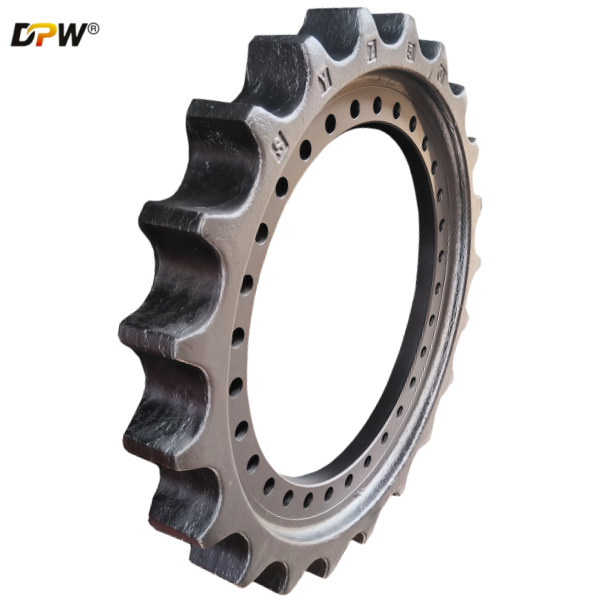 SANY 13697242 SY700/SY750 Track Sprocket/Drive Wheel AS/Heavy duty Chassis Components source manufacturer and Supplier-dpwparts 
