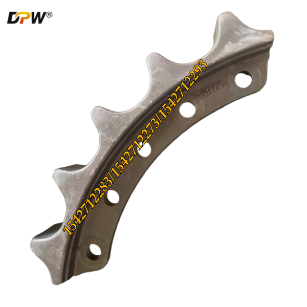 SHANTUI SD22/KOMATSU D85 Forged Drive Sprocket Segment Assembly/P/N: 1542712273/1542712283/1542712293/made by DPW Parts 