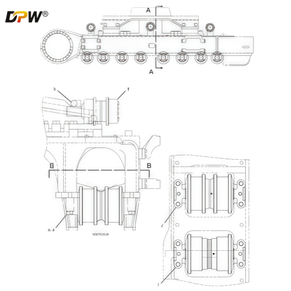 E390 DF Track Roller AS E390 DF Track Roller AS
