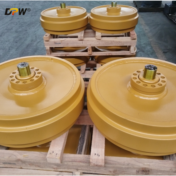 LIEBHERR 10322243/5802520/10322247 PR734 Forged Front Guide wheel Assy/Track idler Assembly-Forged Idler Wheel factory-HAN GONG(DPW PARTS) 