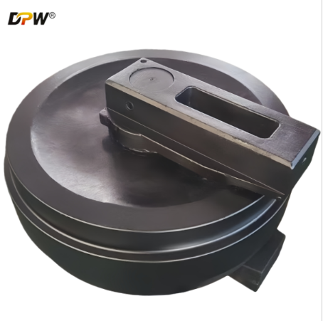 KOBELCO LV52D00009F1 SK850 Guide Wheel Track Idler Group Supplied by DPW Machinery Parts