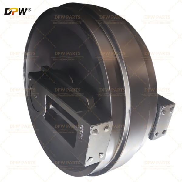 HYUNDAI /81ND-13050GG /R800 Track Front Idler Assembly /Mining quality heavy duty construction machinery parts manufacturer-HAN GONG/DPW PARTS 