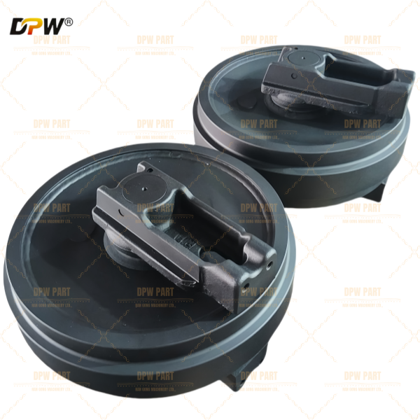 VOLVO EC460/EC480 Fabricated Front Idler Assembly/Forged steel profile-the first choice for mining chassis parts 