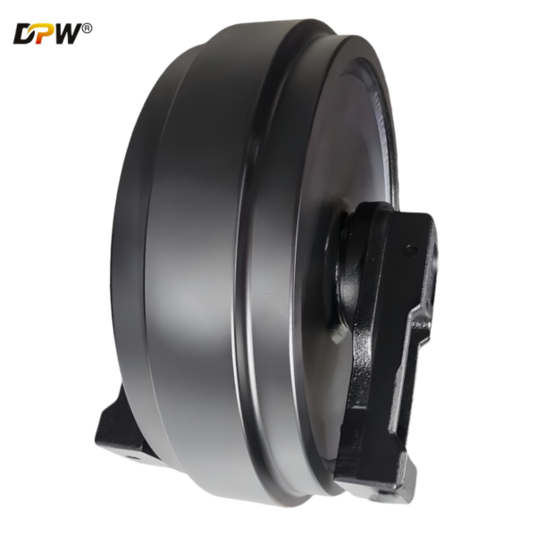 KOBELCO LC52D00026F1 / LC52D00002F1 SK330/SK350  Forged Track Idler Assembly/Heavy duty excavator spare parts /Professional forged Track guide wheel manufacturing factory-HAN GONG/DPW PARTS 