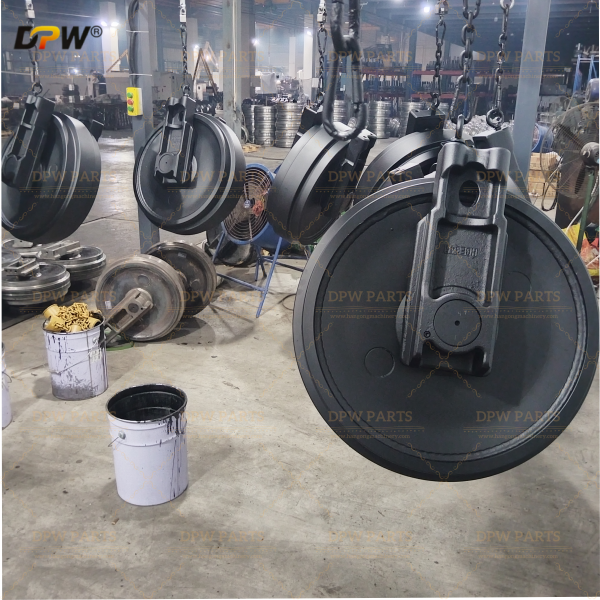 Caterpillar-CR6597-E345/349-Forged Idler Assembly-offered by DPW Machinery Parts-China Forged idler Wheel manufacture,factory supply direct. 