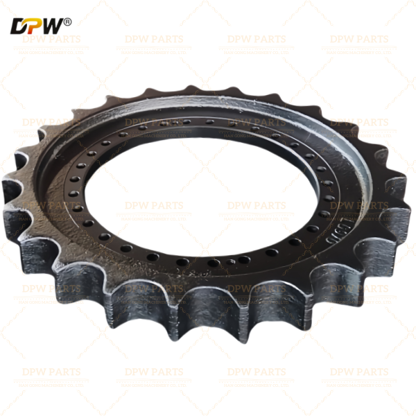 LIUGONG 46A0185 CLG970E/CLG975 drive sprocket OEM quality manufacture in Quanzhou-CLG heavy duty excavator undercarriage parts factory direct. 