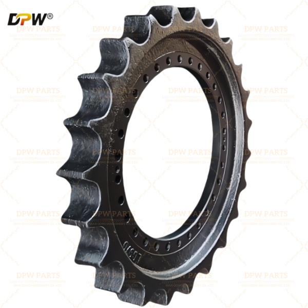 LIUGONG 46A0185 CLG970E/CLG975 drive sprocket OEM quality manufacture in Quanzhou-CLG heavy duty excavator undercarriage parts factory direct. 
